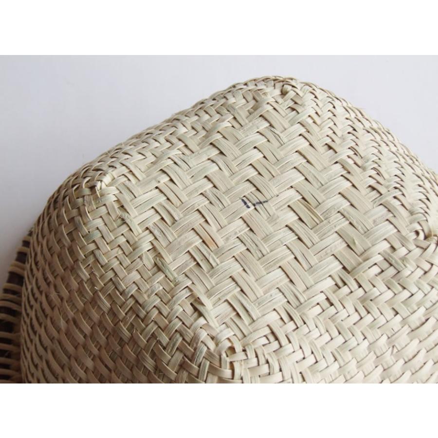 福島奥会津編み組細工慎介さん作 マタタビ米研ぎざる 大2 5-6