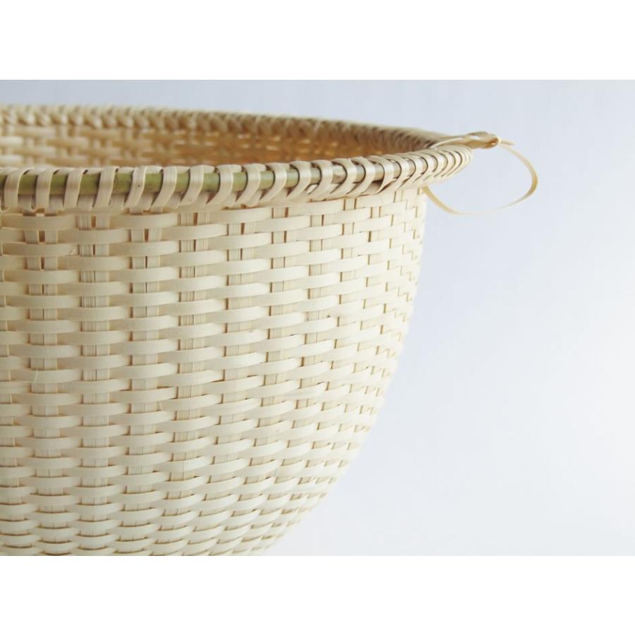 福島奥会津編み組細工マタタビ米研ぎざる 1升 特上編み 豊昇さん作