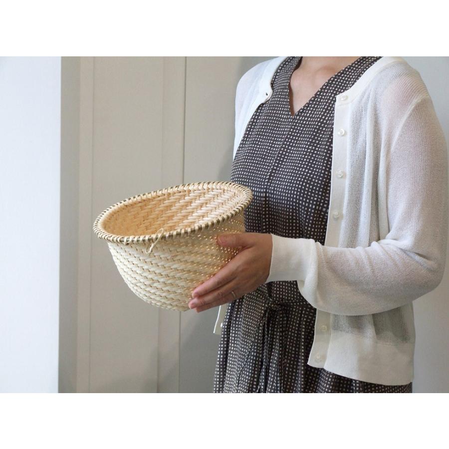 福島奥会津編み組細工 マタタビ小豆こしザル 5合 特上編み : おまめ