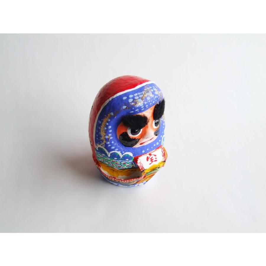 希少品　松川だるま　宝船　仙台張子　こだわり工芸品 郷土玩具 民藝 宮城県 仙台張子 松川だるま 宝船 3寸 : おまめ