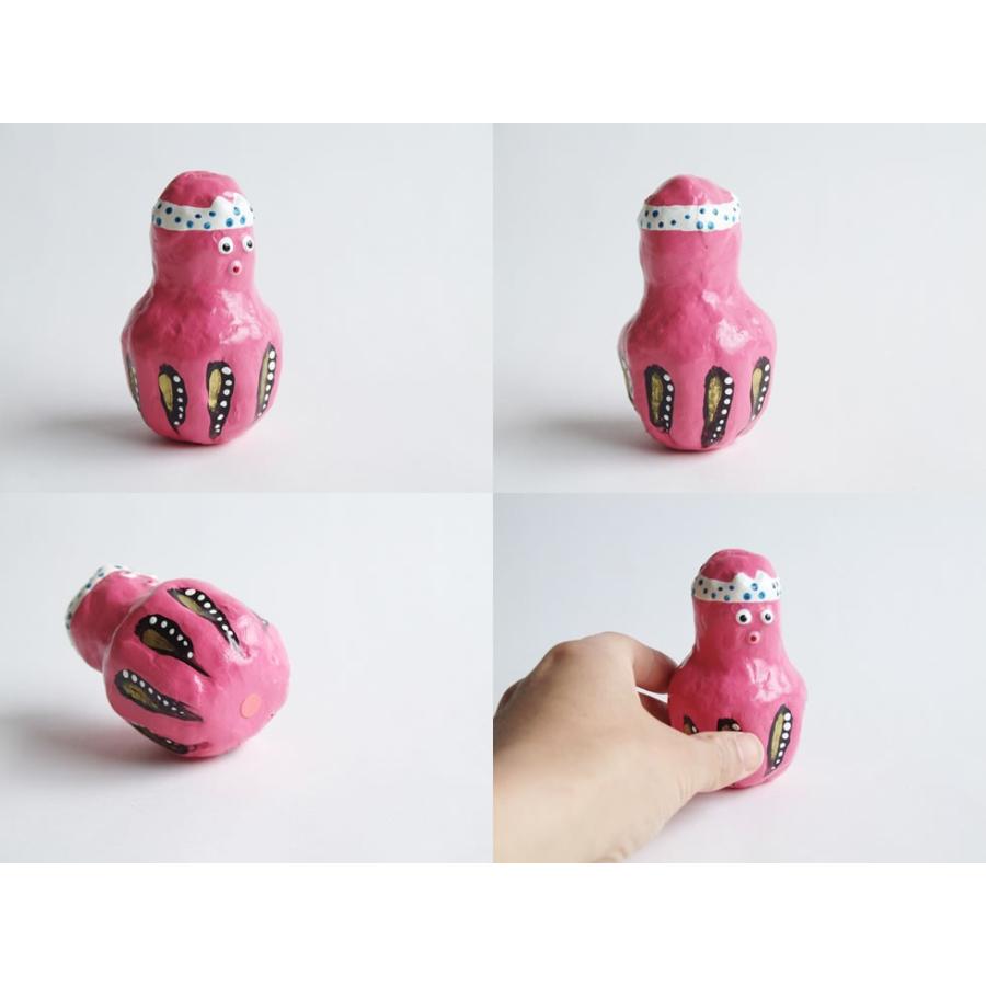 郷土玩具 民藝 広島県 三原だるま タコだるま ピンク : おまめ - 通販
