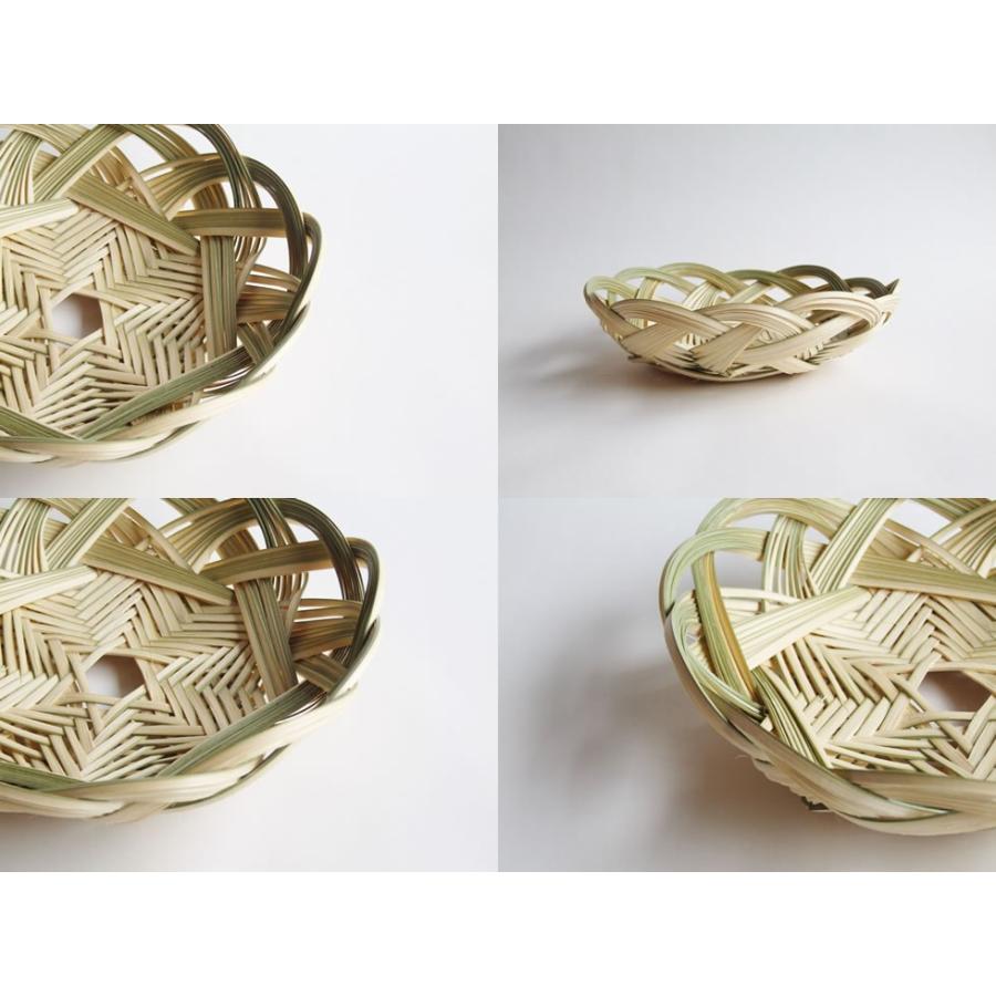 おしゃれな竹製 編み込みデザイン 盛籠 直径28cm おしゃれな竹製 編み込みデザイン 盛籠 直径28cm