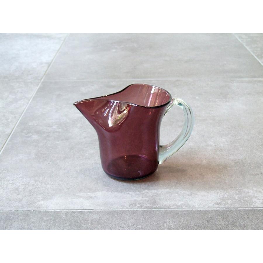 沖縄 奥原硝子製造所 琉球ガラス 民藝品 ペリカンピッチャー 小