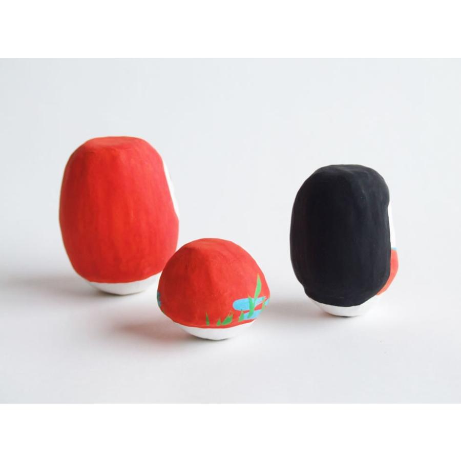 郷土玩具 民藝 滋賀県 近江だるま親子だるま小セット : おまめ - 通販