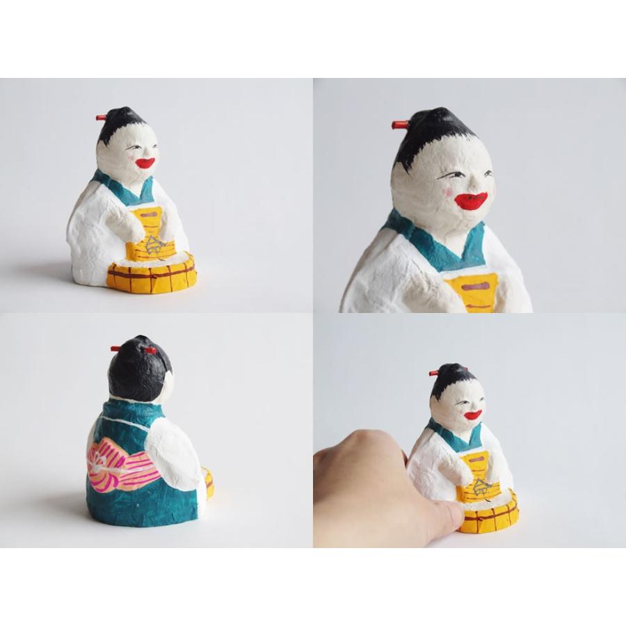 郷土玩具 民藝 岩手県 六原張子 さわはん工房 命の洗濯 : おまめ
