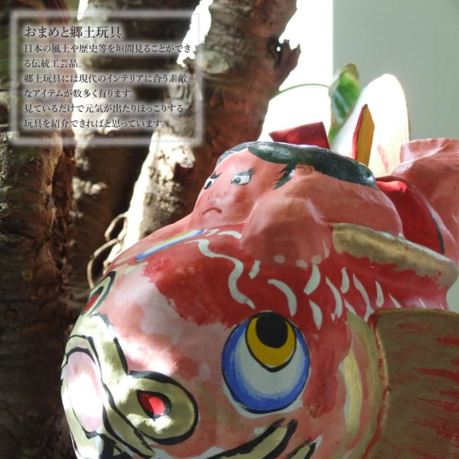 郷土玩具 民藝 岩手県 六原張子 さわはん工房 鯉乗り金太郎 端午の節句