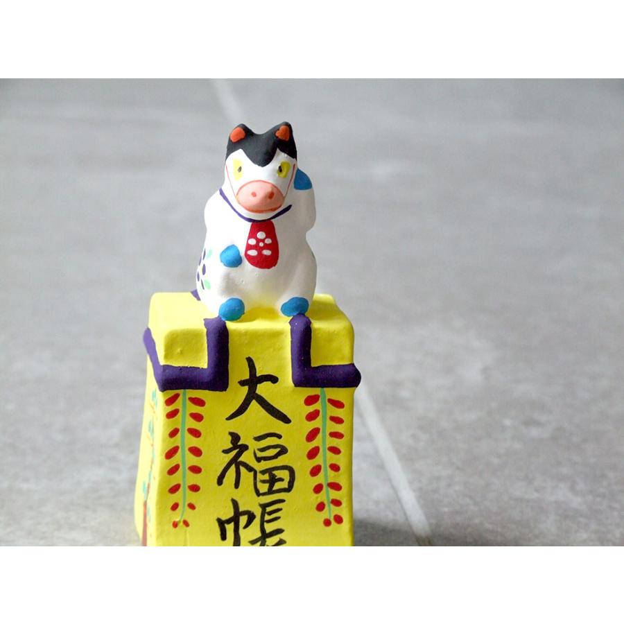 郷土玩具 民藝 福島県 工房千想 大福帳馬 干支 午 縁起物 置物 開運