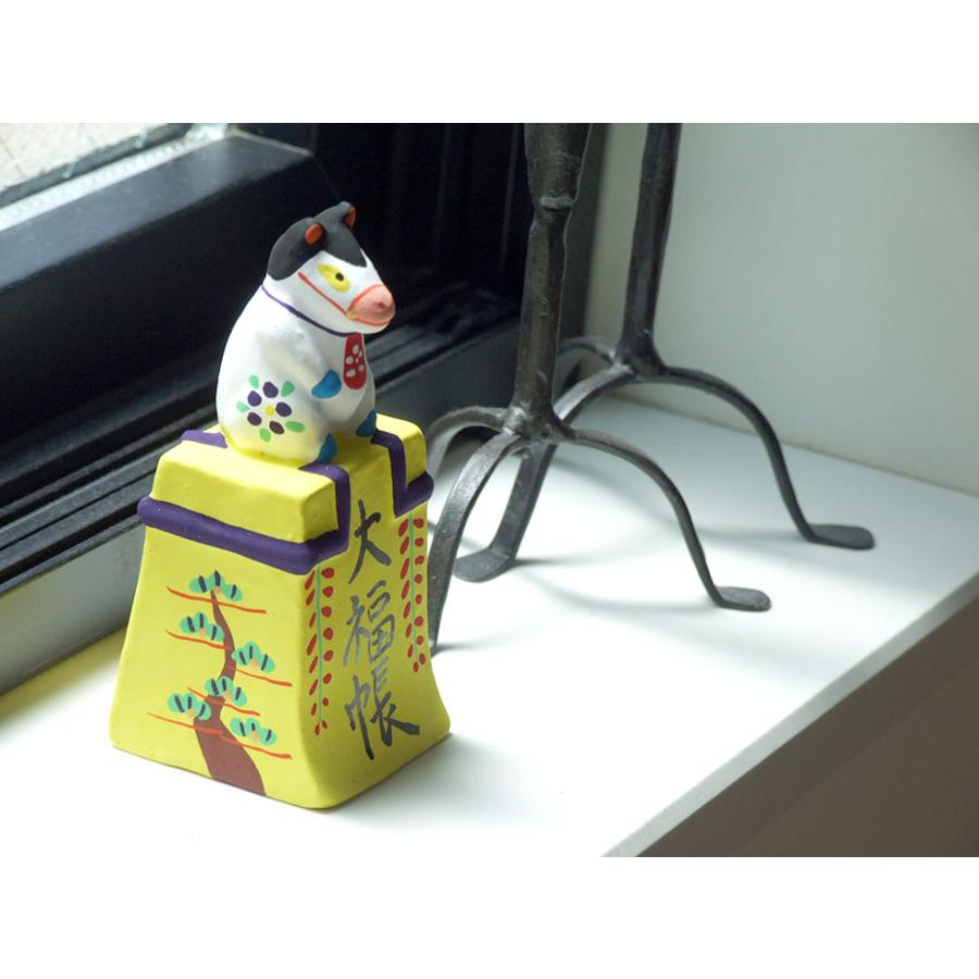 郷土玩具 民藝 福島県 工房千想 大福帳馬 干支 午 縁起物 置物 開運