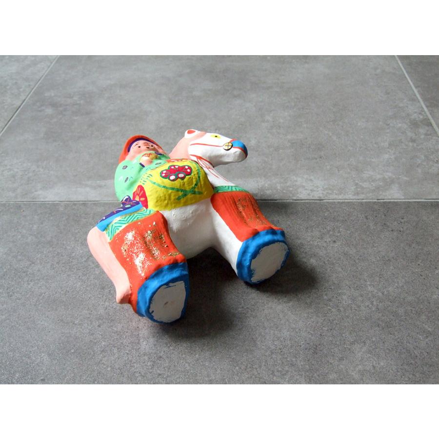 郷土玩具 民藝 福島県 工房千想 馬乗り大黒 大 干支 午 縁起物 置物