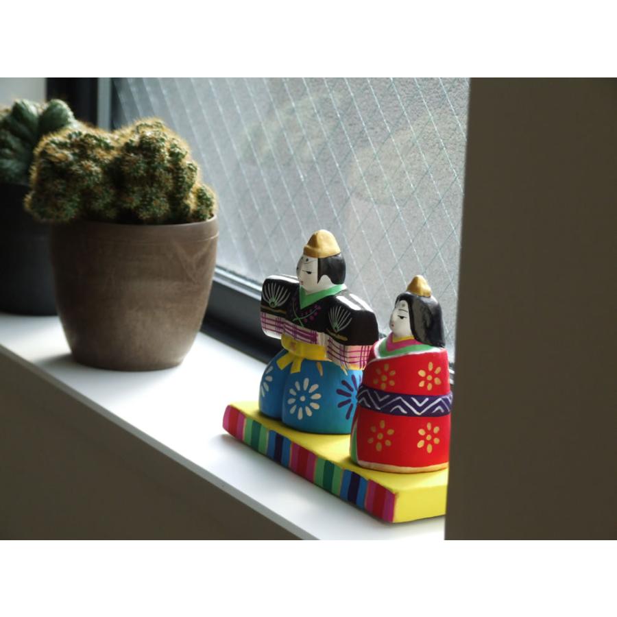 郷土玩具 民藝 福島県 工房千想 立雛 小 ひな祭り 飾り物 雛祭り