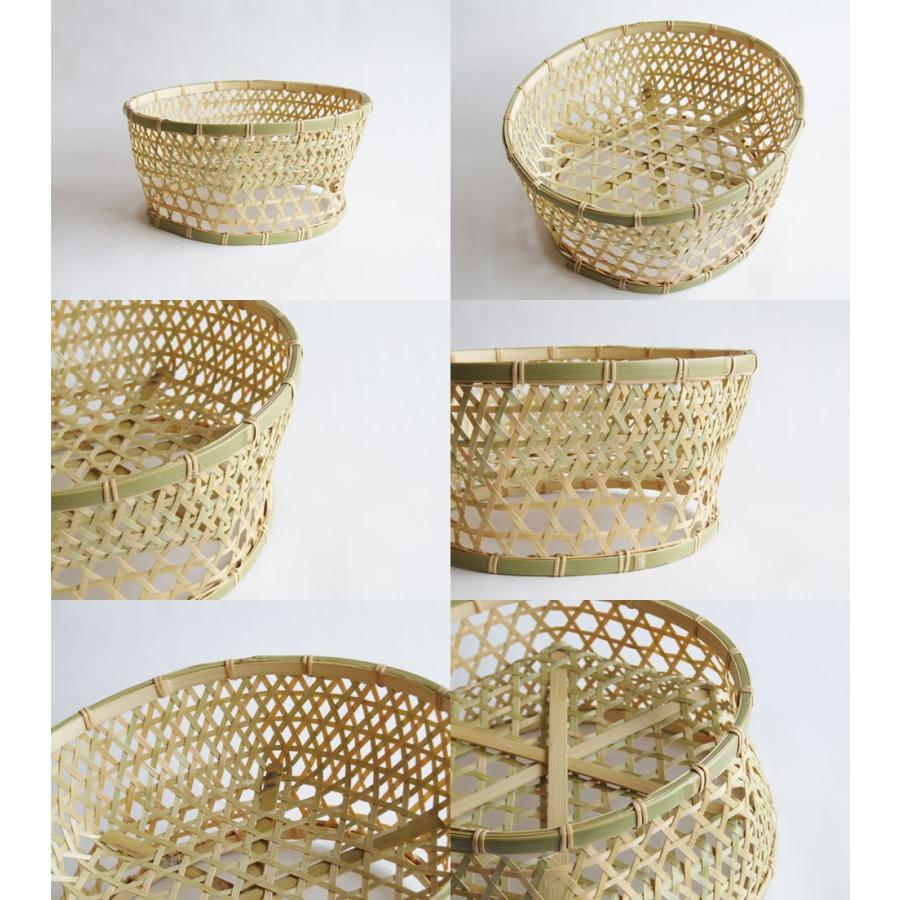 丹波竹細工 真竹 椀かご 丸型 大 : おまめ - 通販 - Yahoo!ショッピング