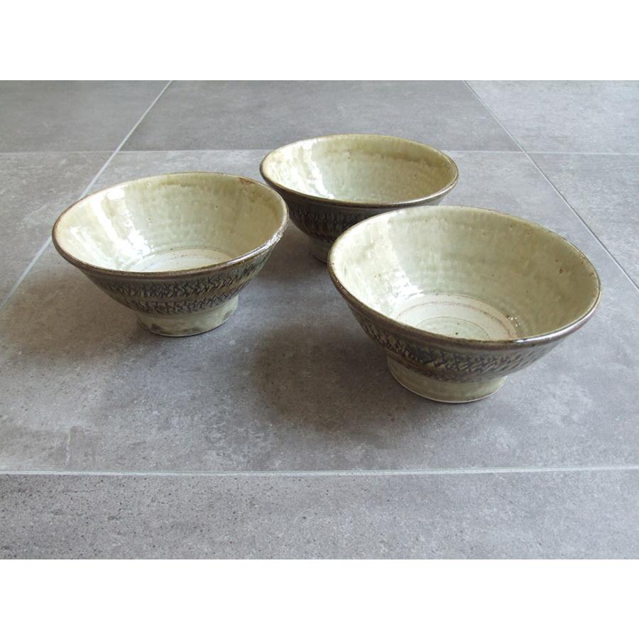 やちむん 民藝 照屋窯 照屋佳信 6寸マカイ(お茶碗 丼) 重4 : おまめ