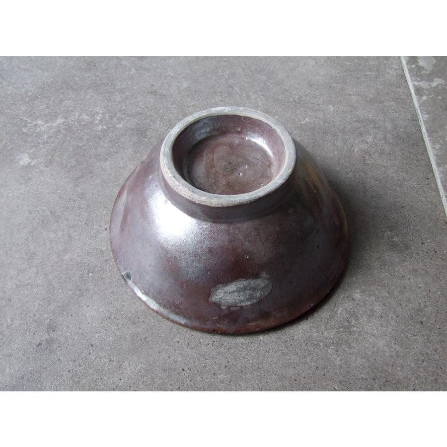 やちむん 民藝 照屋窯 照屋佳信 7寸マカイ(お茶碗 丼) 重 呉須 輪花