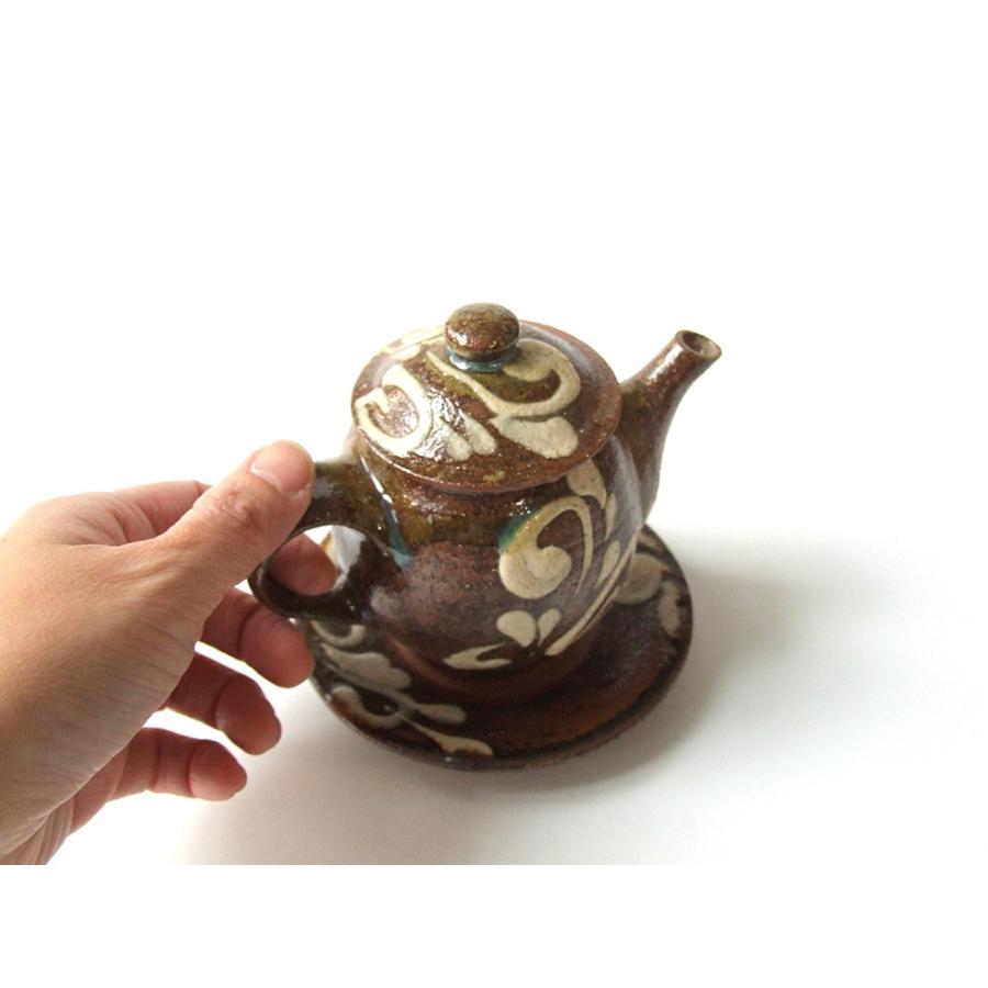 やちむん 民藝 読谷山焼 北窯 松田共司醤油差し イッチン : おまめ