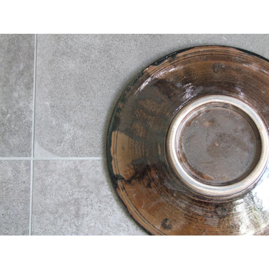 やちむん 民藝 読谷山焼 北窯 松田共司尺皿 大皿 コバルト唐草