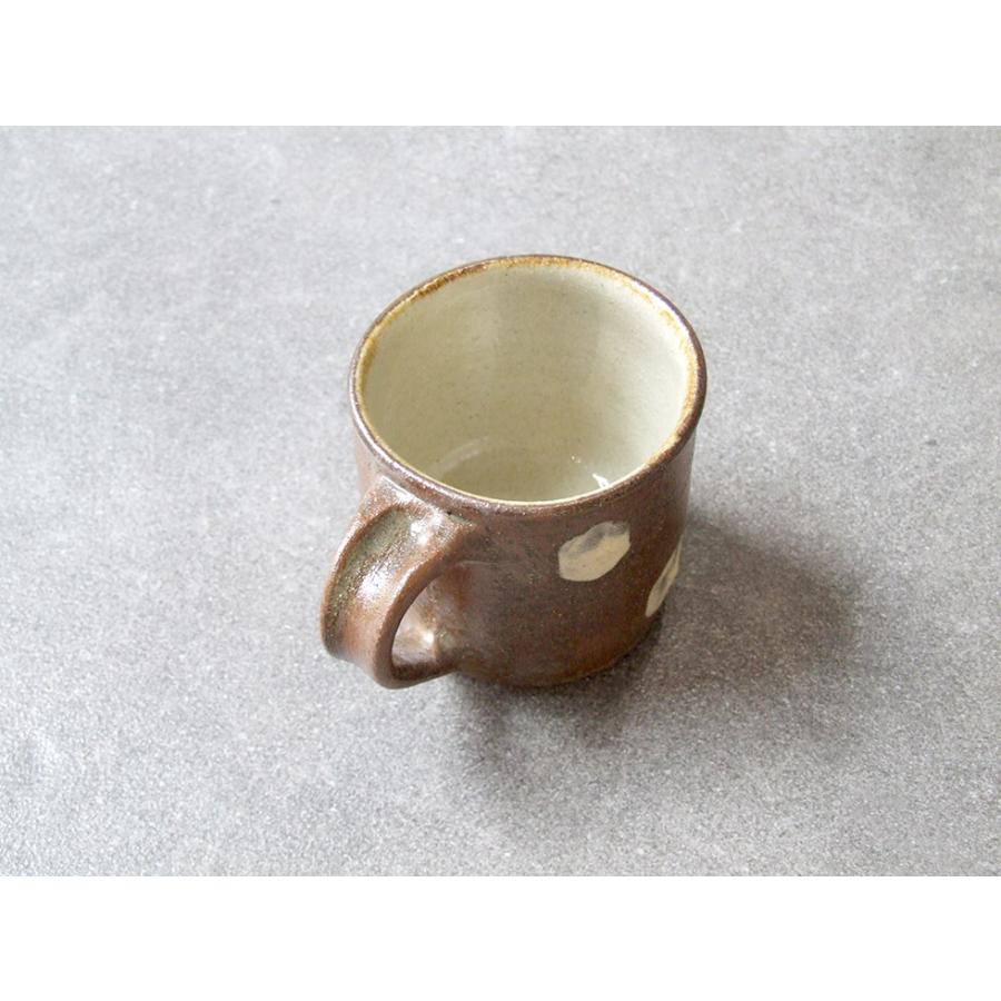 やちむん 民藝 読谷山焼 北窯 松田共司 筒マグカップ小 イッチン 点