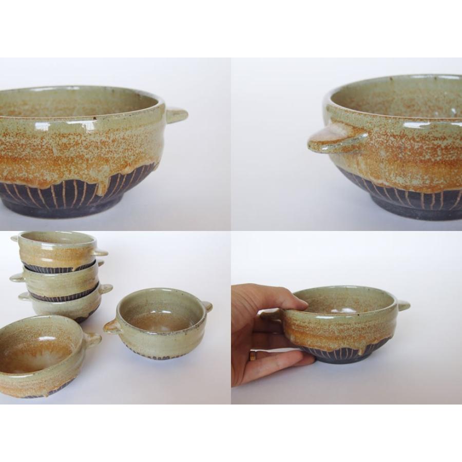 やちむん 民藝 読谷山焼 北窯 與那原正守 4寸耳付スープカップ