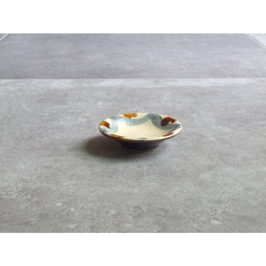 ★期間限定SALE★やちむん 民藝 丸小皿小鉢 角皿 【６枚セット】沖縄 やちむん 民藝 読谷山焼 北窯 宮城正享 3寸皿 豆皿 小皿 幾何紋 上