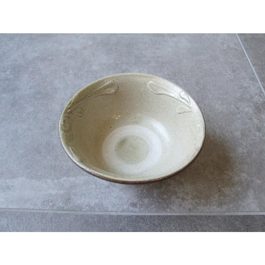 やちむん 民藝 読谷山焼 北窯 宮城正享 6寸マカイ(お茶碗) 重 イッチン