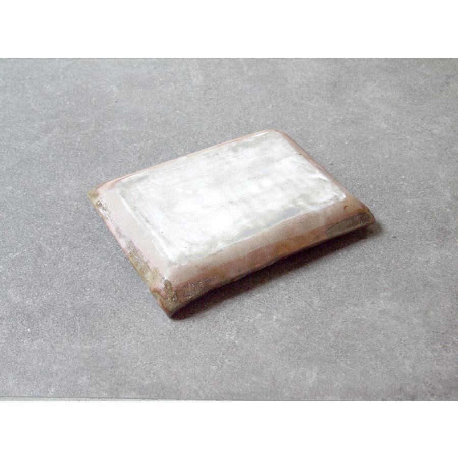 やちむん 民藝 読谷山焼 北窯 宮城正享 5寸×6寸角皿 プレート 呉須 線