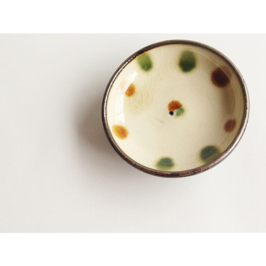 やちむん 民藝 工房福田 福田健治4寸皿 小皿 三彩点打 : おまめ - 通販