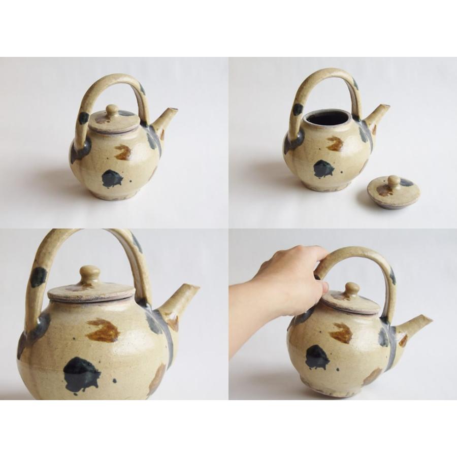 やちむん 民藝 照屋窯 照屋佳信 按瓶(あんびん) 中4 : おまめ