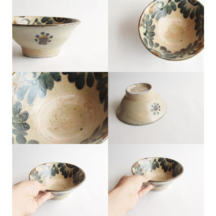 やちむん 民藝 照屋窯 照屋佳信 6寸マカイ(お茶碗 丼) 重1 : おまめ