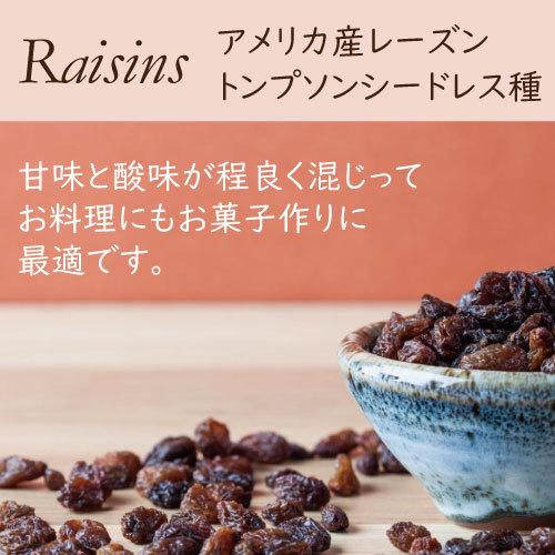 レーズン (アメリカ産) 1kg (500gx2袋) ドライフルーツ れーずん ほし