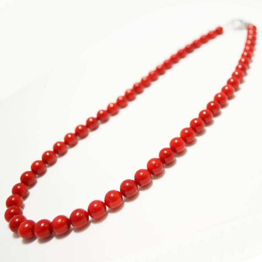 天然黒珊瑚ネックレス（大玉10mm珠）鑑別書付き⑦