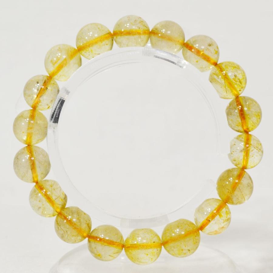 ルチル ルチルクォーツ ブレスレット10mm 金運 : おまもり堂 - 通販