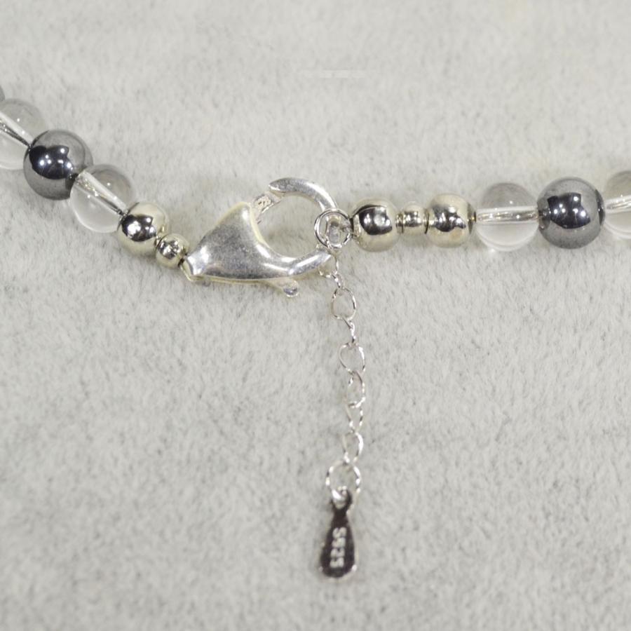 テラヘルツ鉱石 本水晶 ネックレス AAA 偏光板検査済み 本物保証 6mm