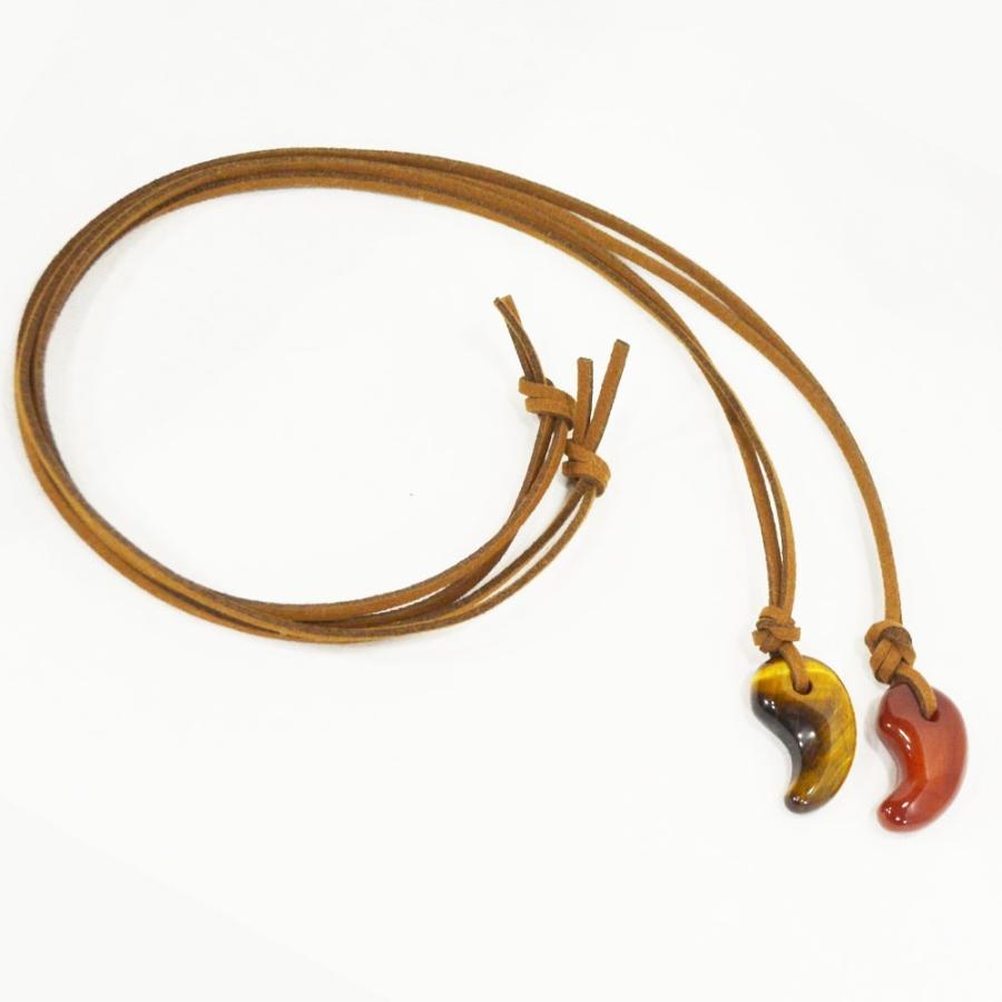 勾玉 ネックレス タイガーアイ 赤瑪瑙 天然石 パワーストーン