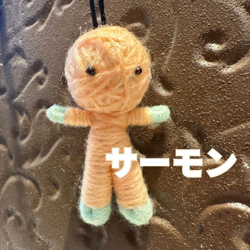 サーモン【レアカラー限定入荷】健康祈願のタイのお守り人形 ハッピー