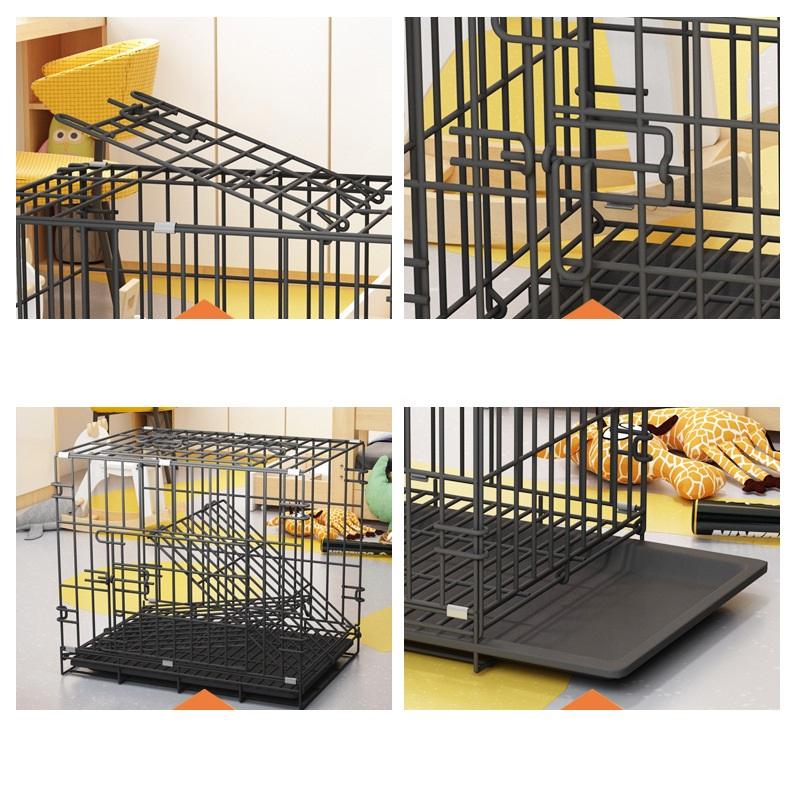 小型犬用 折りたたみ ペットケージ ドッグケージ キャットケージ L 