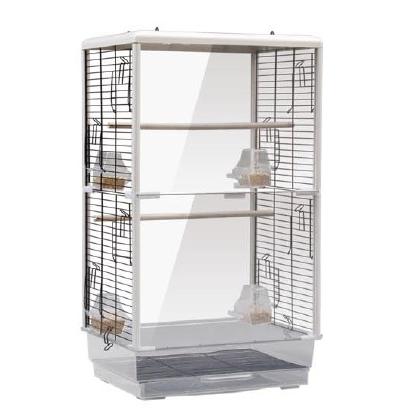 両面クリアタイプ◇金網窓 大型鳥かご（ゲージ ケージ バードゲージ 鳥
