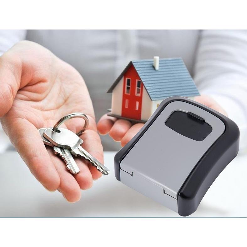 キーボックス セキュリティキーボックス 鍵共有 屋外 鍵収納ボックス ダイヤル式 防水 暗証番号 盗難防止 侵入対策 南京錠 防犯 ブラック◆ |  | 05