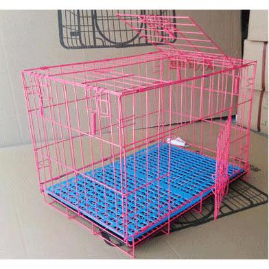 小型犬用 Lサイズ 折りたたみペットケージ ブルー ペットサークル 屋内