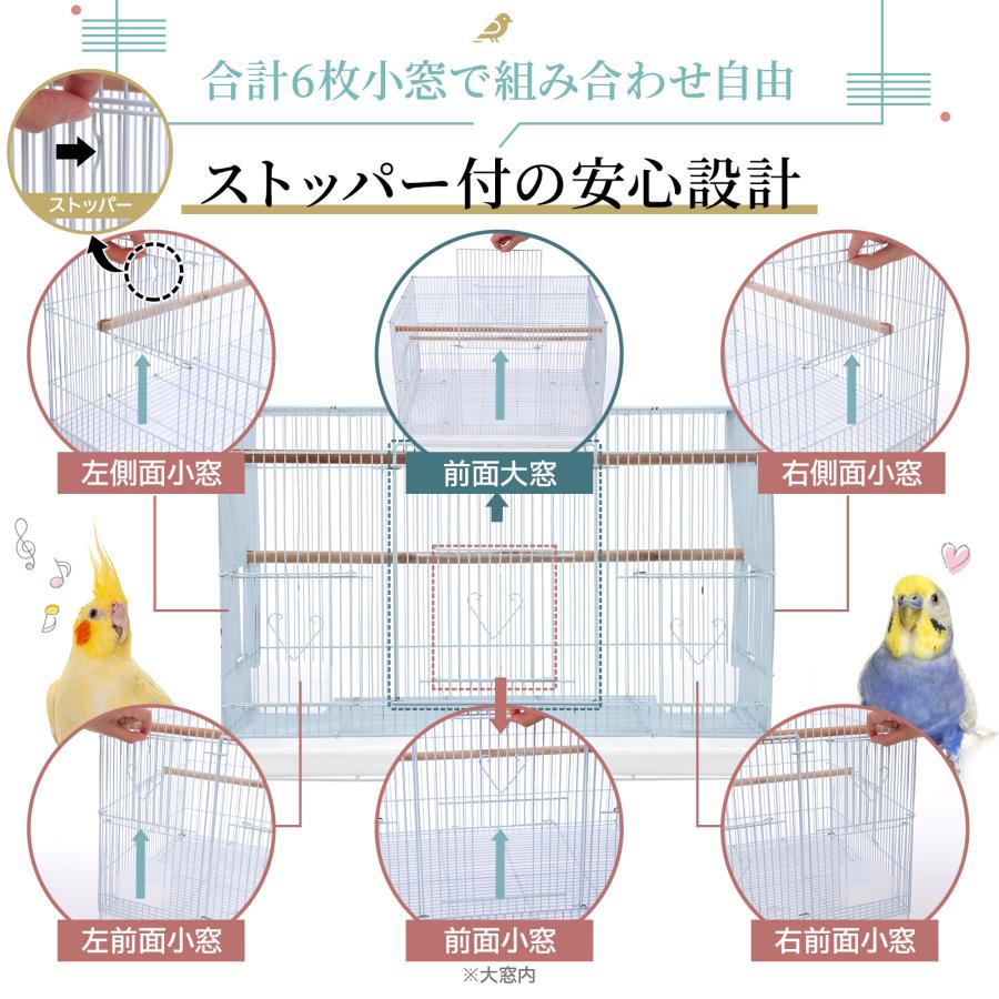 CAGE ONE 大型 鳥かご スクエアタイプ バードケージ 鳥小屋 鳥カゴ 鳥