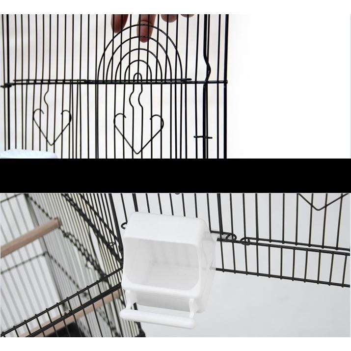 天井オープン 鳥かご バードケージ 鳥小屋 セキセイインコ白 天井オープン 鳥かご バードケージ 白 小鳥用 セキセイインコ オウム