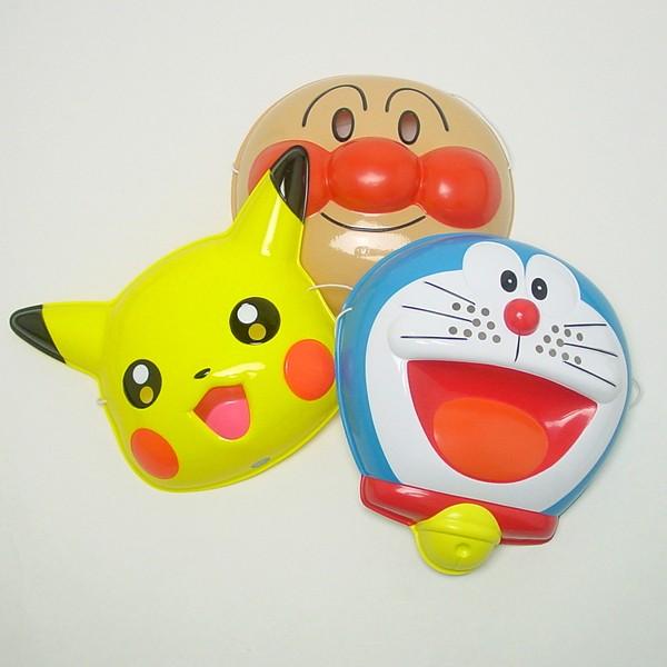 縁日用品・キャラクターお面 24枚(2枚×12種)セット 柄指定不可