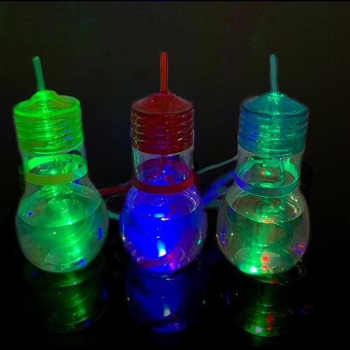 屋台コーナー 電球ソーダ(専用ボトル＆スパイラルストロー) まとめ買い