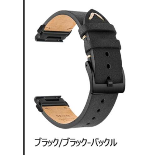 Garmin 対応 交換バンド ベルト 本革 Fenix8/Fenix7X/Fenix3 腕時計