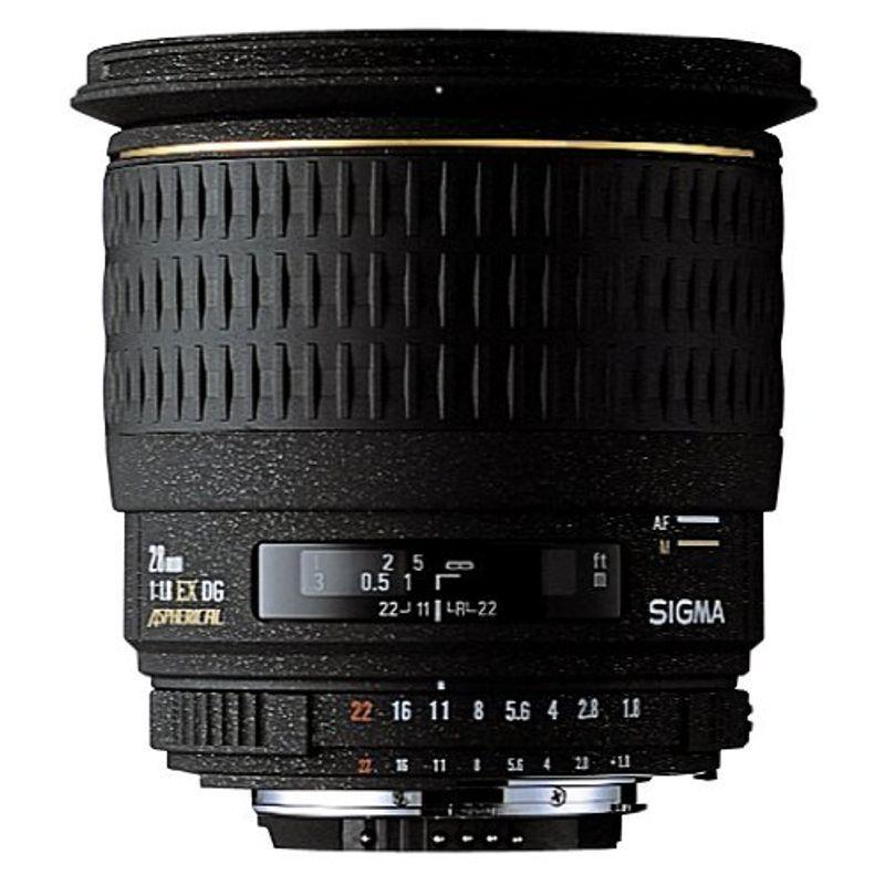 希少 黒入荷！ DG EX F1.8 28mm 単焦点広角レンズ SIGMA ASPHERICAL フルサイズ対応 ソニー用 MACRO 交換レンズ