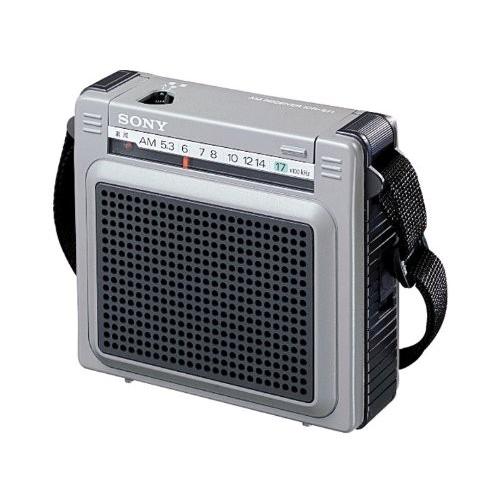 未使用品相当品 SONY AMワイドカバー ポータブルラジオ ICR-S71