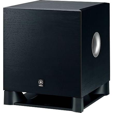 ☆極美品 ヤマハ YST-SW010 B ブラック サブウーファー ウーハー ヤマハ サブウーファー (1台) ブラック YST-SW010(B) : オマツリ