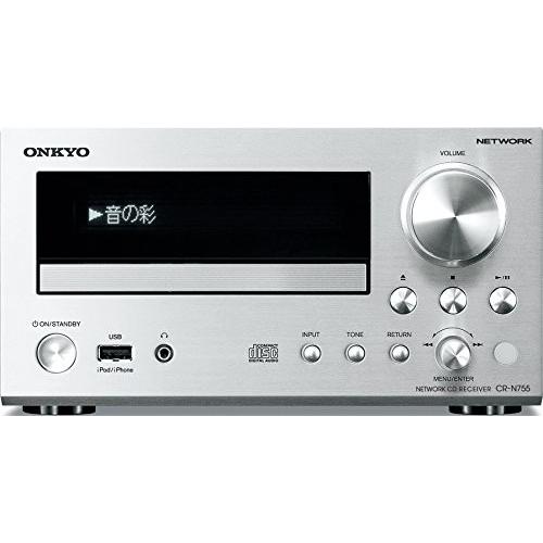 ONKYO ネットワークCDレシーバー ハイレゾ音源対応 シルバー CR-N755(S 