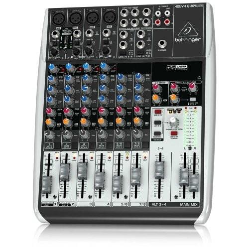 ベリンガー Q1204USB 12入力2/2バスミキサー USB/オーディオ