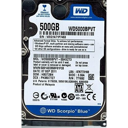 【激安大特価!】 Western hb0t2bn : DCM wd5000bpvt-55hxzt3?500?GB Digital その他PCパーツ 【激安大特価!】 Western hb0t2bn : DCM wd5000bpvt-55hxzt3?500?GB Digital その他PCパーツ