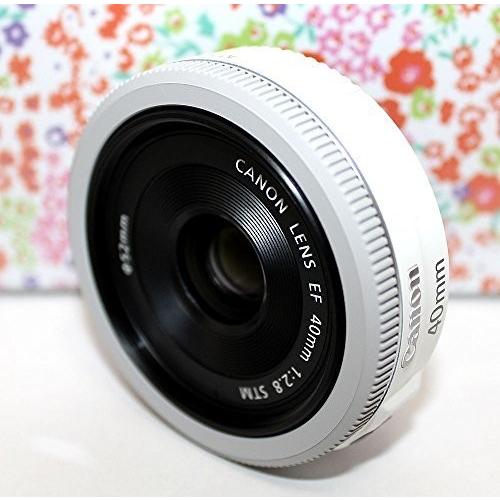 Canon 単焦点レンズ EF40mm F2.8 STM フルサイズ対応-White- Bulk Package｜omatsurilife