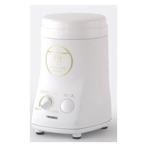 ツインバード：お茶ひき器 緑茶美採(ホワイト)/GS-4672W